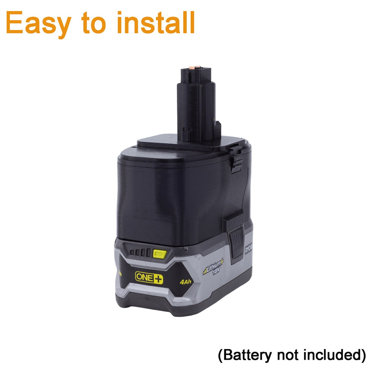 Adapter Fits For Ryobi 18V Li-ion Battery To For Dewalt