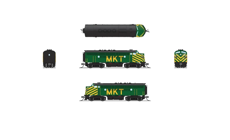 BROADWAY LTD N #9214 EMD F3A, MKT 67-C, Green & Yellow Paragon4 Sound/DC/DCC~NEW - Image 2 of 2