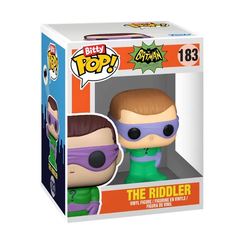 DC Batman 1966 TV Series Bitty POP! Riddler 1-Inch Micro Figure [Batman 1966]