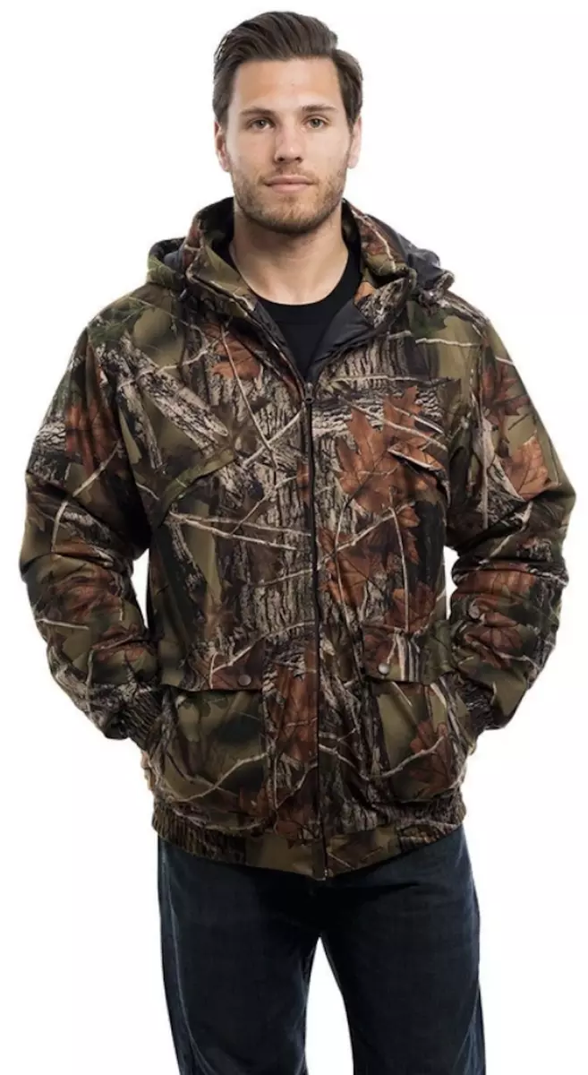 Camouflage rain hotsell jacket mens