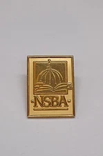 NSBA Gold Tone Lapel Pin