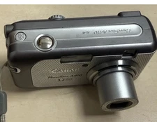 Canon Powershot A410 Digital Camera 3.2MP Compact Silver Tested