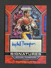 Mychal Thompson 2022-23 Panini Prizm Signatures Choice Red Auto #SIG-MYC