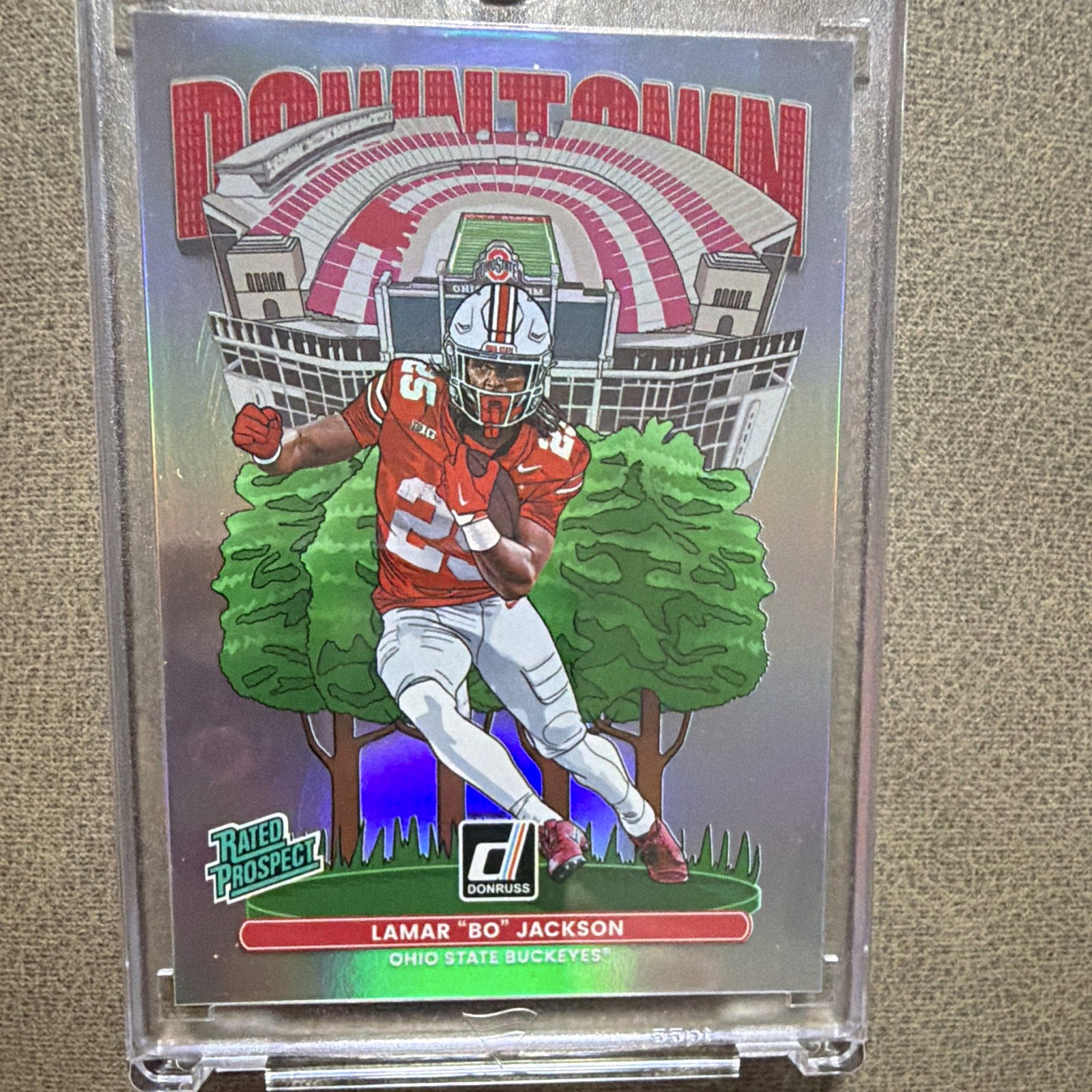 Panini 2026 Donruss Football Downtown #10 Lamar "Bo" Jackson Ohio State