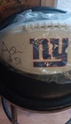 New York Giants Autographed Football #51 Super Bowl XLVI Beckett Authenticated