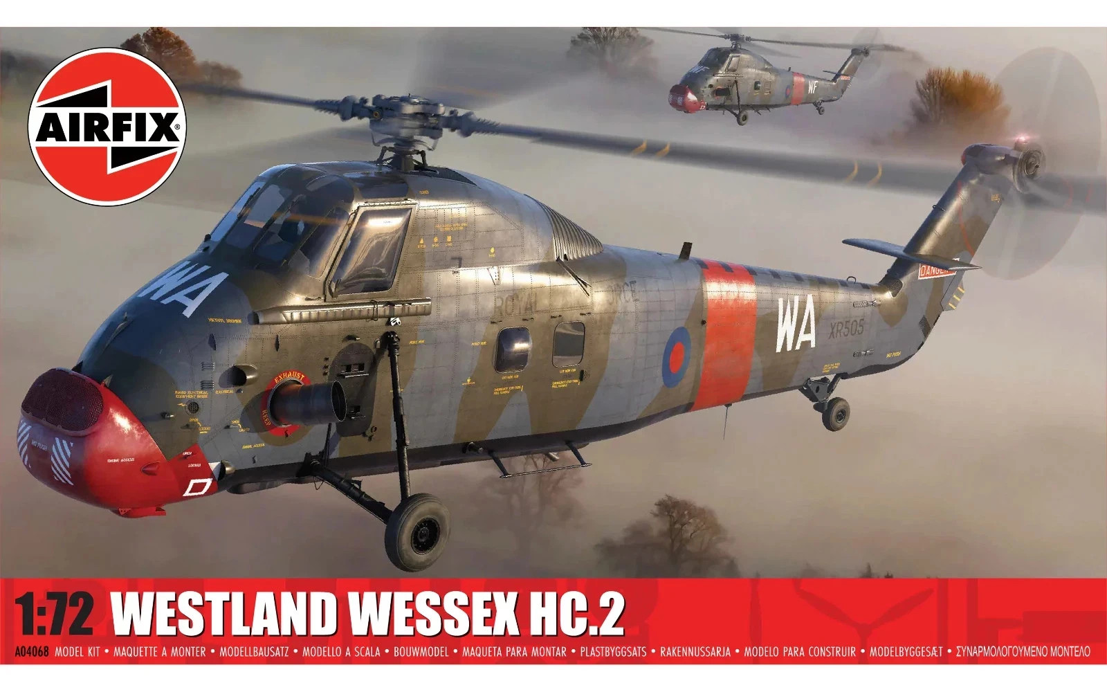 Airfix 1:72 Scale Westland Wessex HC.2 Helicopter Model Kit Skill Level 2 A04068 - Image 15