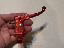 NOS 1983 DIA COMPE TECH 3 RED RIGHT HAND BRAKE LEVER OLD SCHOOL BMX GT HUTCH