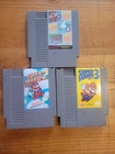 Nintendo NES Super Mario Bros 1 2 3 Games + Duck Hunter + World Class Track Meet
