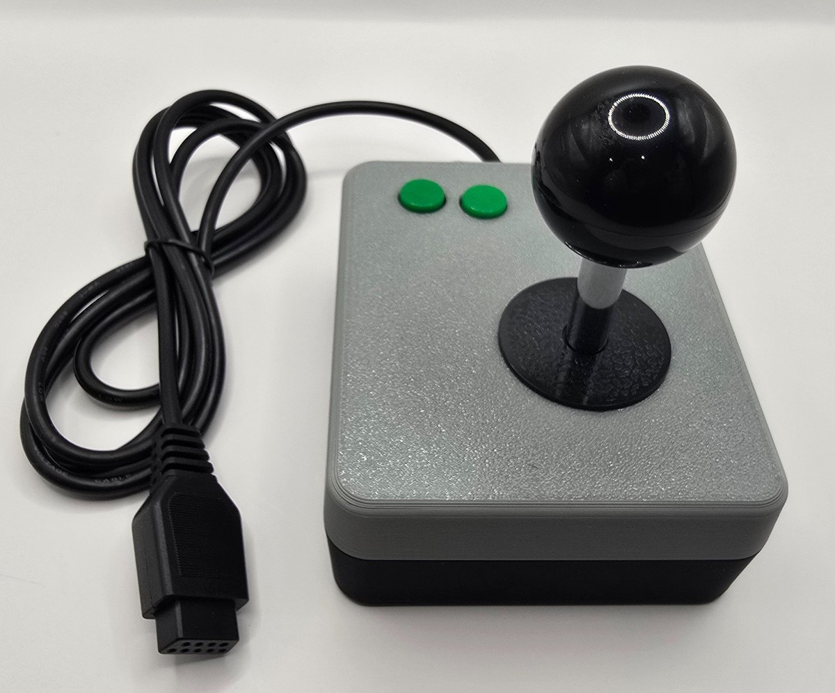 Commodore 64 & Vic-20 Two Button Arcade Style Joystick Handheld (8
