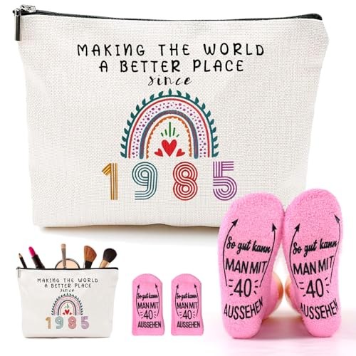 Regalo di compleanno donna, buon umore, calzini 40° compleanno, donna, (G6N)