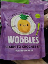 The Woobles Learn To Crochet Kit For Beginners Pinya The Pineapple NEW with Hook