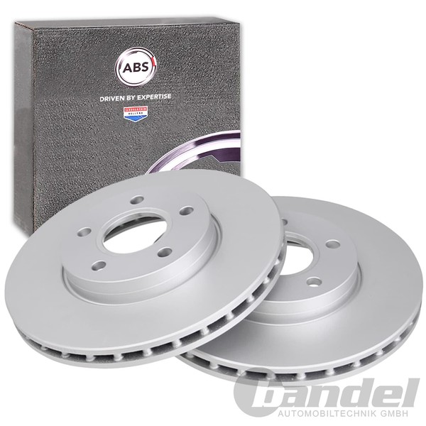2X ABS Bremsscheiben 278Mm BelÜFtet Vorne Passend FüR Ford C-MAX Focus Grand | 1-image