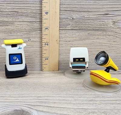 Lot of 3 RARE Disney Pixar WALL-E Robot Figures Collectible