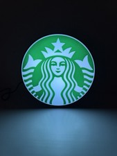 Starbucks Light Box Gift Sign USB LED Shelf Bedroom Bar Shop Novelty Decor Coffe