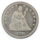 1876-S Seated Liberty Quarter — photo from another recent sale