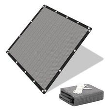 90 Shade Cloth Sun Shade Fabric Privacy Screen Shade Cover for 6X8 FT Gray