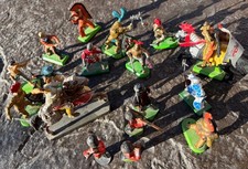 VTG 1970s Britains Deetail Western Era Cowboy  Indian  Knights. 17 Figurines