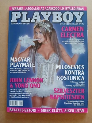 Playboy édition hongroise décembre 2000 Carmen Electra Ruzsa Roberta Beatles - Photo 1/4