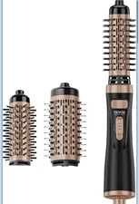 VEVOR Rotating Hair Dryer Brush Hot Air Styling Brush with 1.5" and 2" Head