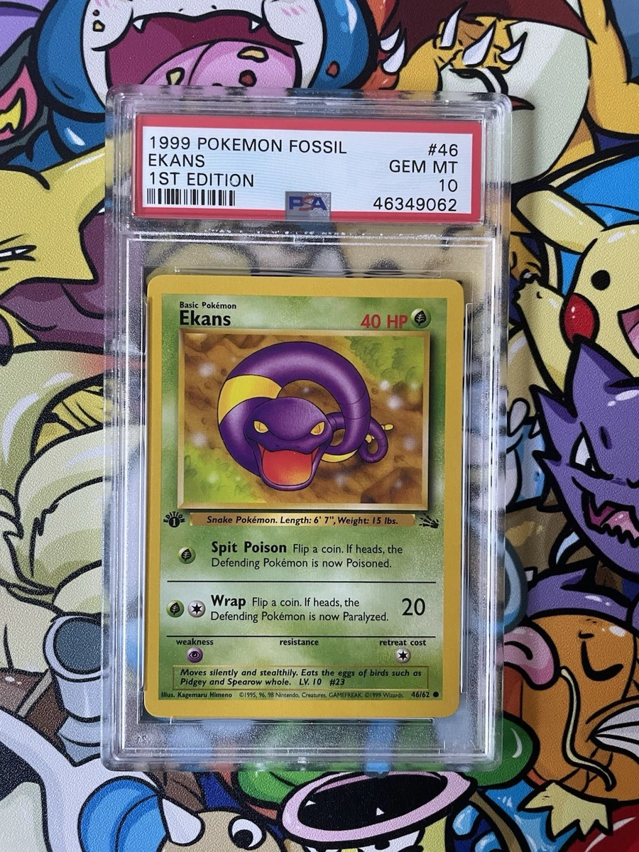 Pokémon TCG Common Fossil 1st Edition Individual Trading Card