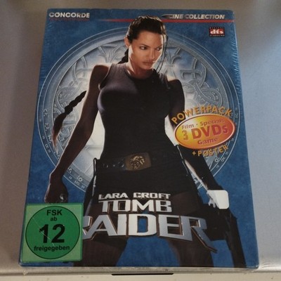 Lara Croft - Tomp Raider ++ Film Specials Game Poster 3 DVDs ovpB14