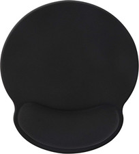 Wrist Rest Pad, Ergonomic Mouse Mat with Memory Foam, Non-Slip Rubber Mouse Wris