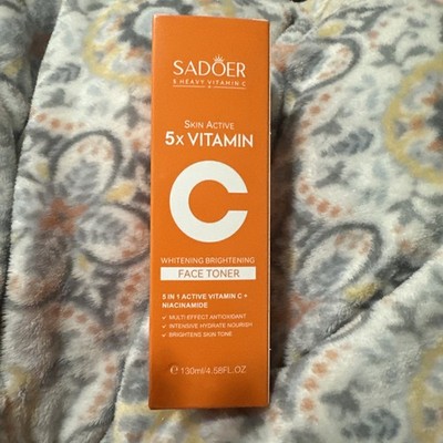 SADOER 5X Heavy Vitamin C Whitening Brightening Skin Active Face Toner 130ml