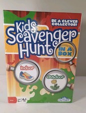 Outset Kids Scavenger Hunt In A Box For Kids Age 6 For 2 or More Players Sealed