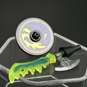 LEGO BRAND Ghost Ninja Hackler njo144 NINJAGO MINIFIGURE with weapons 70736+