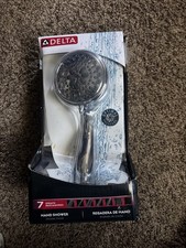 Delta 75700 7-Spray Universal Handheld Shower Head Chrome with 60 Inch