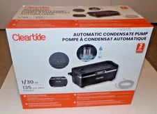 Cleartide Automatic Condensate HVAC Pump Ultra-Quiet 25dB 1/30 HP 135 GPH tubing