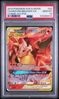 2019 POKEMON SUN & MOON COSMIC ECLIPSE #22 CHARIZARD & BRAIXEN GX PSA 10