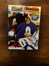 Sonic The Hedgehog Jumbo Coloring Activity Book New Bendon Made In USA