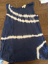 Olive & Oak Tie-Dye Sleeveless Button Front Top – Size S