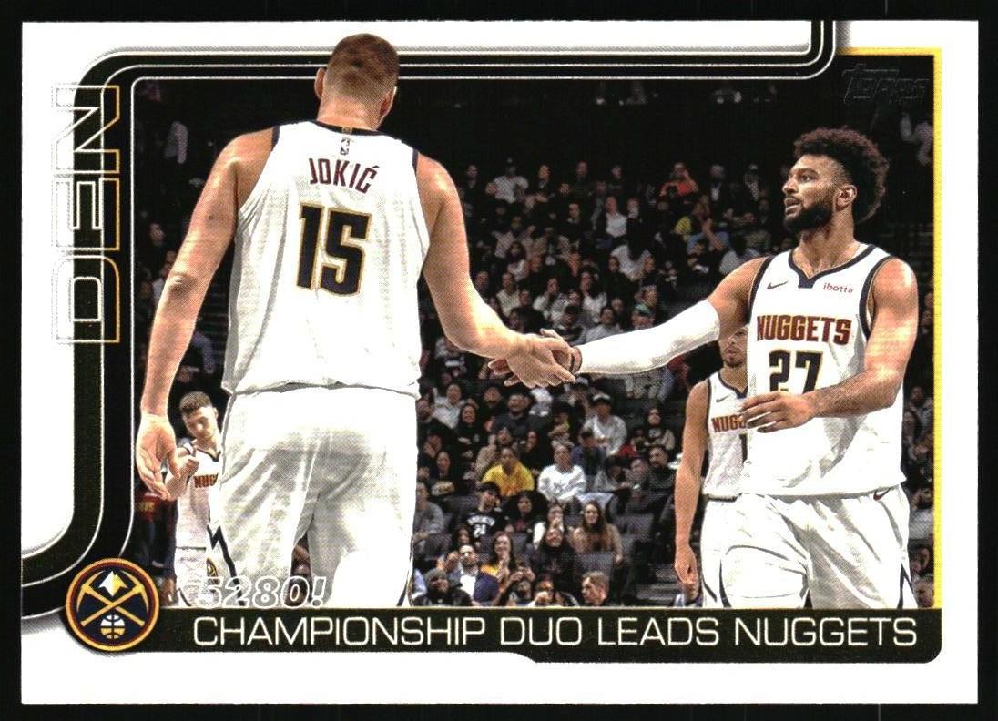 2025-26 Topps #286 5280!: Championship Duo Leads Nuggets Denver