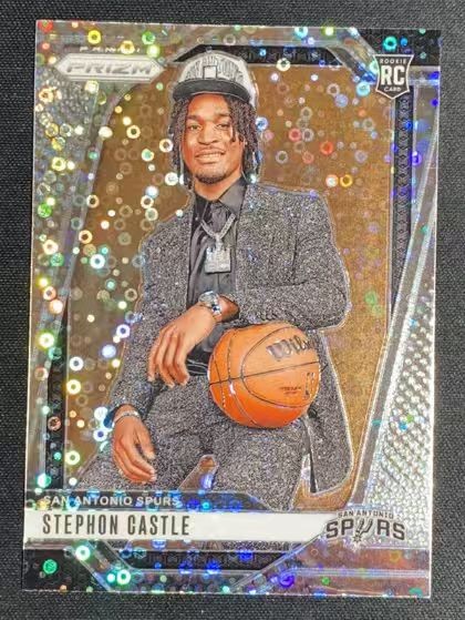 Stephon Castle 2024-25 Panini Prizm Disco RC Spurs #234