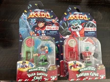 Legends of Akedo HOLIDAY ATTACK Mini Battling-Action Warriors Shreddy Claws Chux