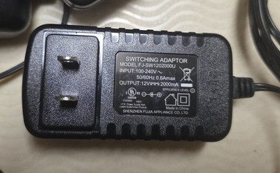 1PCS Genuine Fujia FJ-SW1202000U Switching Adapter 12V 2000mA Power Supply