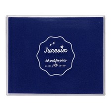 Large Dark Blue Stamp Ink Pad, Washable Craft Stamps Inkpad