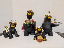 Big Sky Carvers Bearfoots Beartivity III Nativity Set w/box