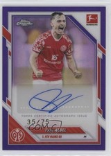Paul Nebel Chrome Bundesliga 2025 Purple Refractor /75 Auto