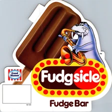 Vintage Good Humor Ice Cream Truck Sticker Figural 1992 Wallrus Cream Bar