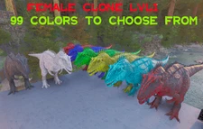 Ark Survival Ascended Official PVE Carcha solid cloning Level 1 PC/XBOX/PS5 ASA