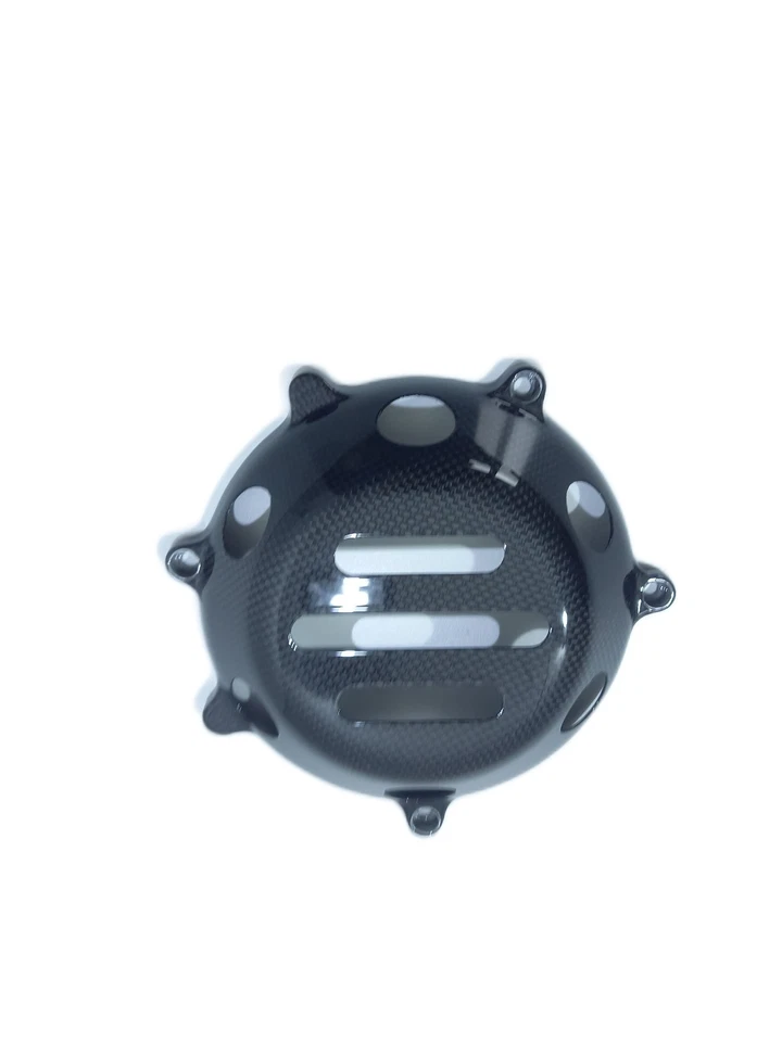 COPRI FRIZIONE COPRI CARTER CARBONIO DUCATI HYPERMOTARD  1000 / 1100 MONSTER S2R Foto 2 de 3