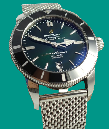 Breitling Superocean Heritage Automatik B20 Green Ref: AB2020121L1A1 Box&Papiere