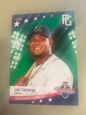 2022 Jair Camargo Card Cedar Rapids Kernels Team Card