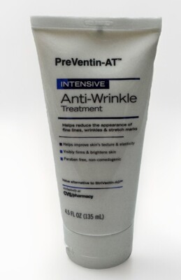 cvs PreVentin-AT intensive anti-wrinkle treatment paraben free 4.5oz
