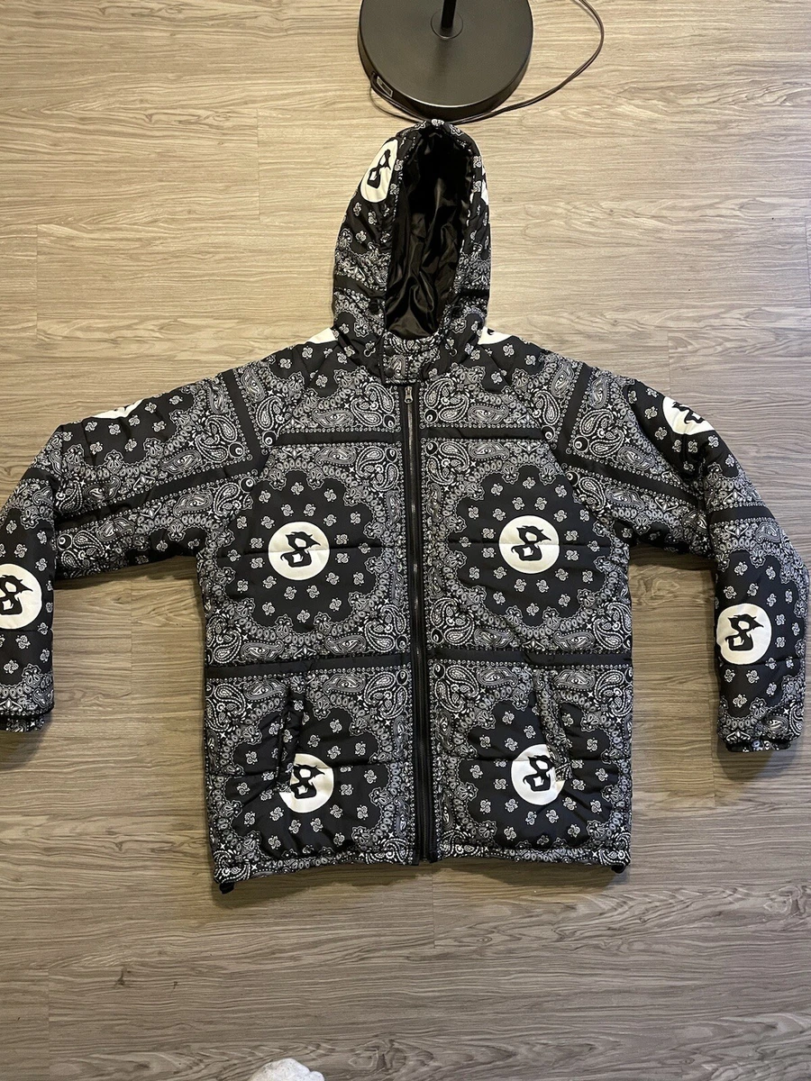 Black bandana sales bubble coat