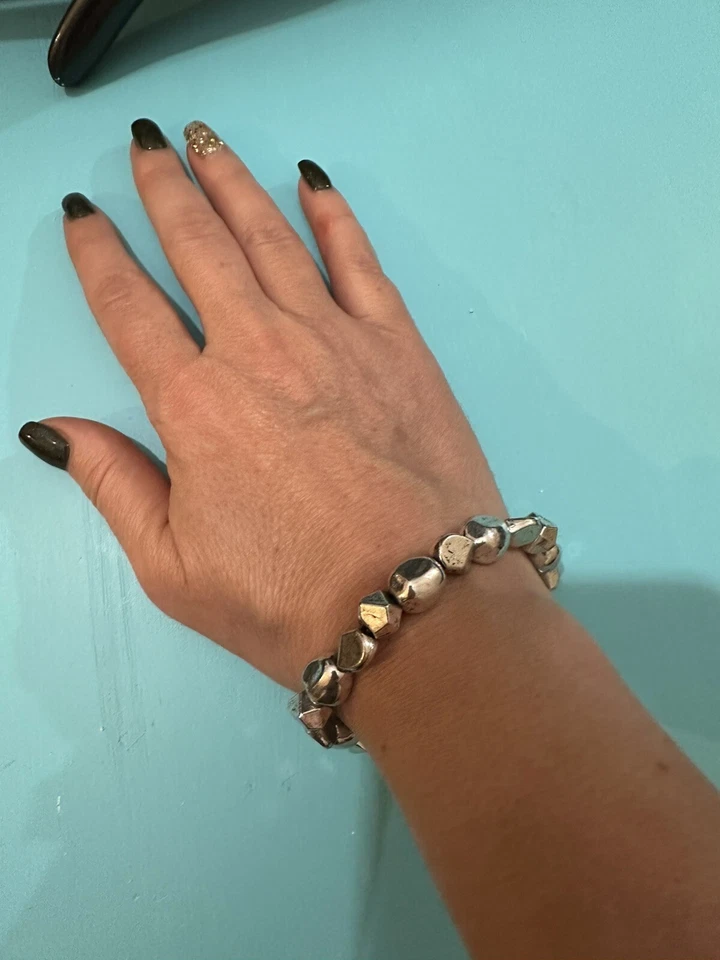 Pulsera de lujo chapada en oro Foto 3 de 3