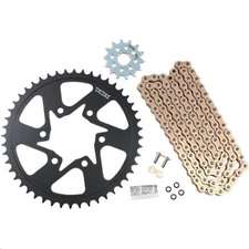 Vortex HFRS Hyper Fast 520 Street Conversion Chain and Sprocket Kit Gold CKG6392